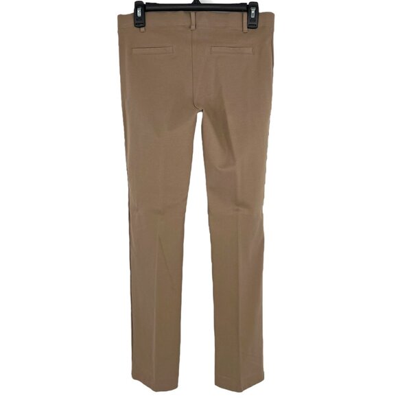 Betabrand Classic Dress Pants Yoga Pants Straight Tan Size Medium Petite - Picture 6 of 9